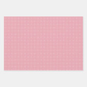 Retro Christmas Set 2 Rosa Weihnachten Geschenkpapier Set (Vorderseite 3)