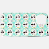 Retro Christmas Siamese Cat Ogee Case-Mate iPhone Hülle (Rückseite (Horizontal))