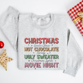 Retro Christmas Sprichwort Sweatshirt