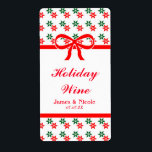 Retro Christmas Star Vintag Wine Labels<br><div class="desc">Retro Christmas Star Vintag Wine Labels. 3 Textbereiche zum Anpassen,  wie Sie gewollt haben. Matching-Elemente verfügbar.</div>