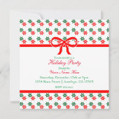 Retro Christmas Star Vintage Feiertage Einladungen (Vorderseite)