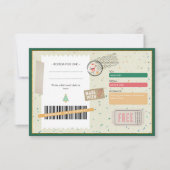 Retro Christmas Stocking Family Xmas Gift Coupon (Vorderseite)