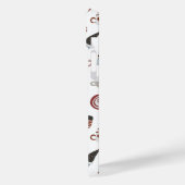 Retro Christmas Sweater Muster Case-Mate iPhone Hülle (Rückseite / Links)