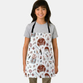 Retro Christmas Sweater Muster Schürze (Insitu)