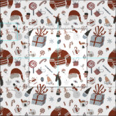 Retro Christmas Sweater Muster Stoff (Kachel)