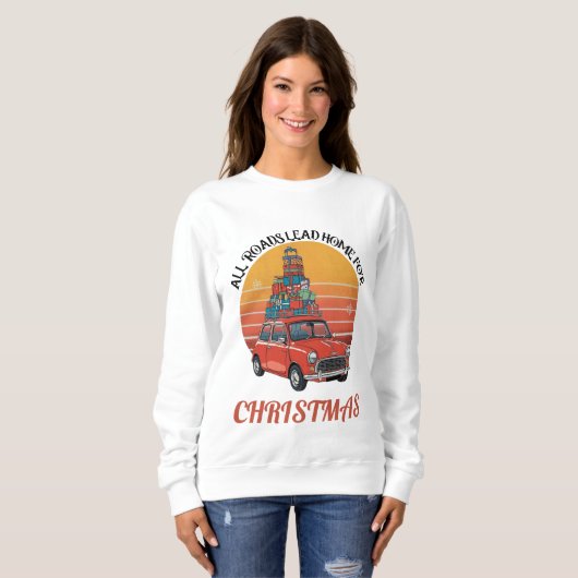 Retro Christmas Sweatshirt (Vorne ganz)