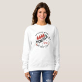 Retro Christmas Sweatshirt - Personalisierter Urla (Vorne ganz)