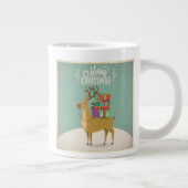 Retro Christmas Tasse - Raindeer mit Geschenken (Rechts)