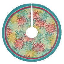 Retro Christmas Tinsel PomPoms (Tropische Farben)
