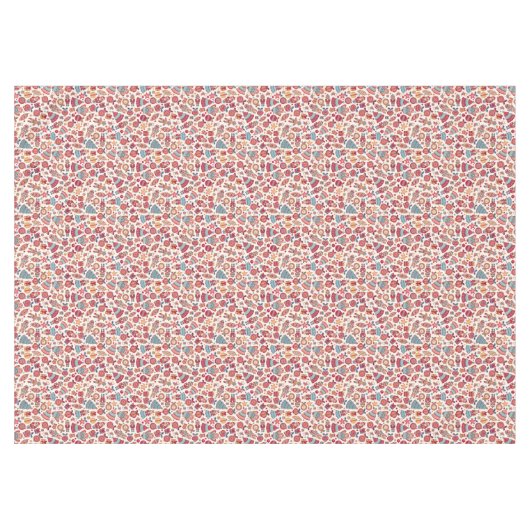 Retro Christmas Tischdecke (Vorderseite (Horizontal))