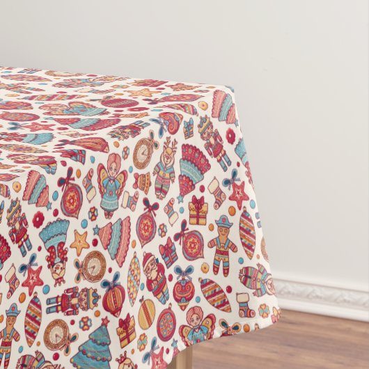 Retro Christmas Tischdecke (Beispiel)