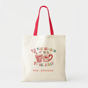 Retro Christmas Tote Bag Tragetasche