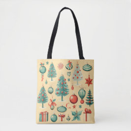 Retro Christmas Tote Tasche