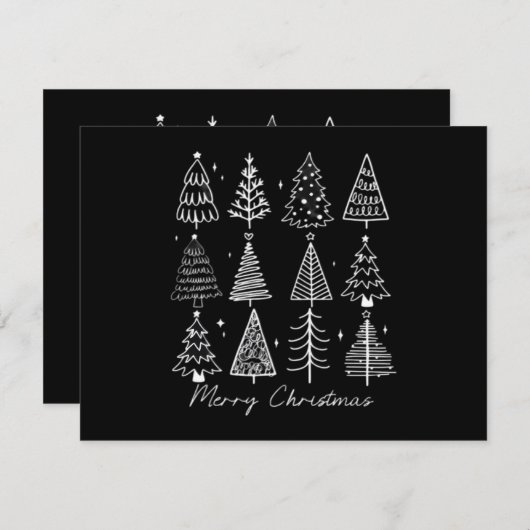 Retro Christmas Tree Classic (Vorne/Hinten)