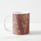 Retro Christmas Tree Coffee Tasse (Links)