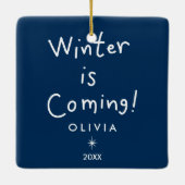 Retro Christmas Tree Cookie Ornament (Rückseite)