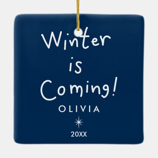 Retro Christmas Tree Cookie Ornament (Rückseite)