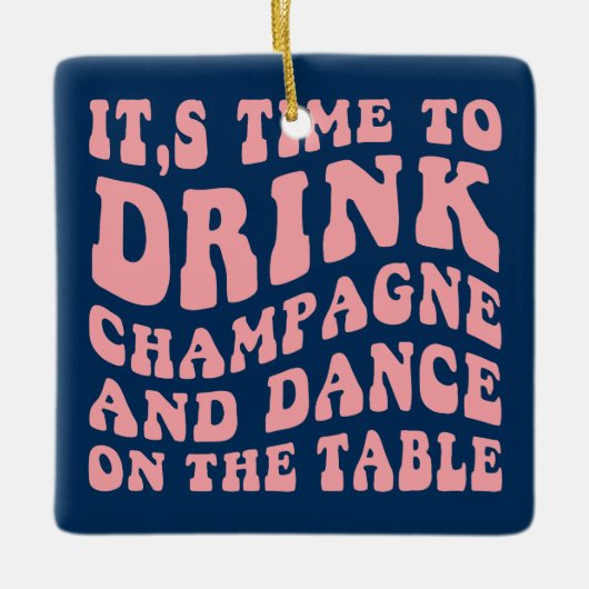 Retro Christmas Tree Cookie Ornament (Vorderseite)