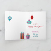 Retro Christmas Tree Feiertagskarte (Innenseite)