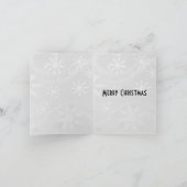 Retro Christmas Tree Feiertagskarte (Innenseite)