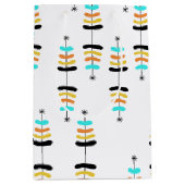 Retro Christmas Tree Geschenktasche Mittlere Geschenktüte (Vorderseite)