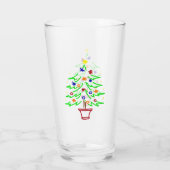 Retro Christmas Tree Glas (Rückseite)