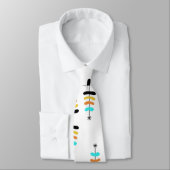 Retro Christmas Tree Krawatte (Gebunden)