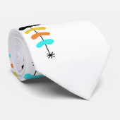 Retro Christmas Tree Krawatte (Gerollt)