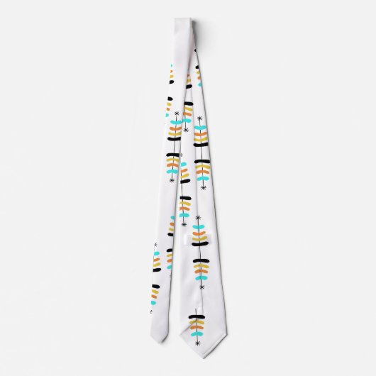 Retro Christmas Tree Krawatte (Rückseite)