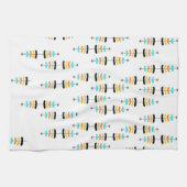 Retro Christmas Tree Küchentuch (Horizontal)