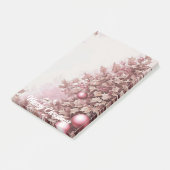 Retro Christmas Tree Post-it Klebezettel (angewinkelt)