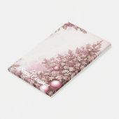 Retro Christmas Tree Post-it Klebezettel (angewinkelt)