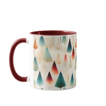 Retro Christmas Tree Tasse