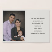 Retro Christmas Tree Weihnachten Folienkarte (Innenseite)