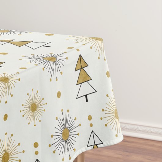 “Retro Christmas Trees | Mid Century Modern Tischdecke (Beispiel)