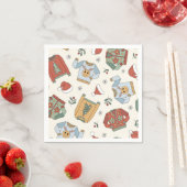 Retro Christmas Ugly Sweater Party Serviette (Beispiel)