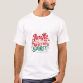 Retro Christmas Vibes T-Shirt (Vorderseite)