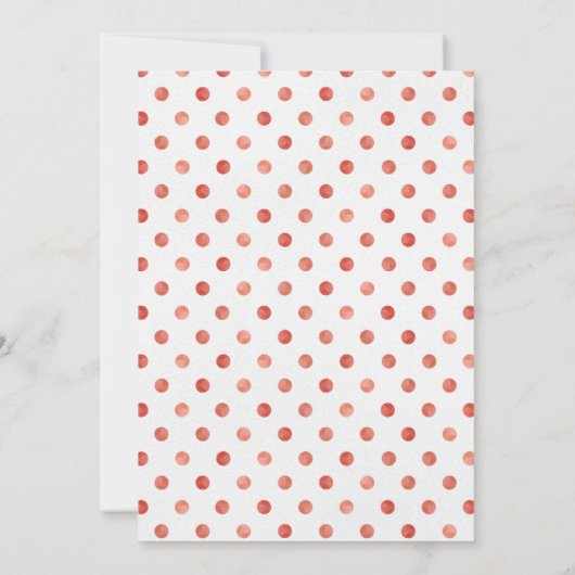 Retro Christmas Weihnachten Einladung zum ersten G (Rückseite)