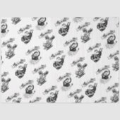 RETRO-CHRISTMAS-ZEICHEN SEIDENPAPIER (Vorderseite)