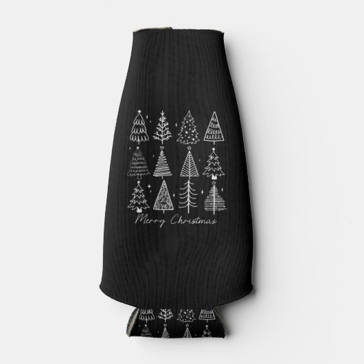 Retro-Christmasbaum Klassiker Flaschenkühler (Vorderseite)