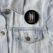Retro Cincinnati Amerikanische Flagge abgenutzt Ba Button (Beispiel)