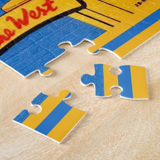 Retro Cincinnati Gruß Puzzle (Seite)