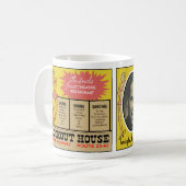 Retro Cincinnati Lookout House Stil Design Kaffeetasse (Vorderseite Links)