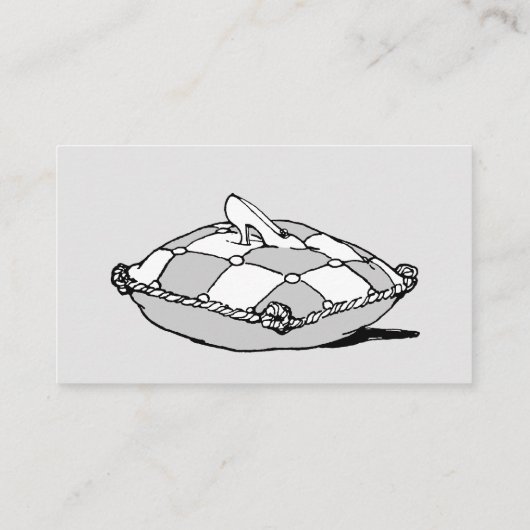 Retro Cinderella Schwarz-weiße Custom Empfang Card Begleitkarte (Rückseite)