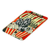Retro *CINEMA* [Filmnacht] Flexibles Magnet (Linke Seite)