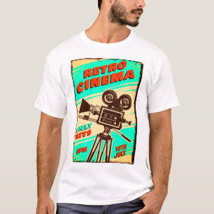 Retro CINEMA Poster T - Shirt
