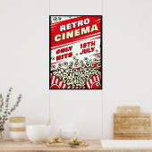 Retro Cinema Vintage | Classic Retro Poster (Küche)