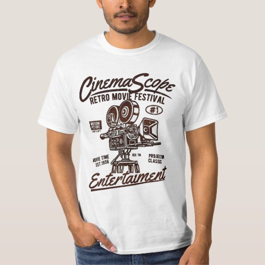 Retro CinemaScope T - Shirt (Vorderseite)