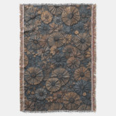 Retro Circle Elegance Decke (Vorderseite Vertikal)