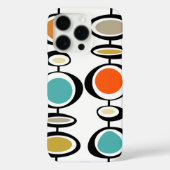 Retro Circle Shapes Mitte Jahrhundert Moderne Case-Mate iPhone Hülle (Rückseite)